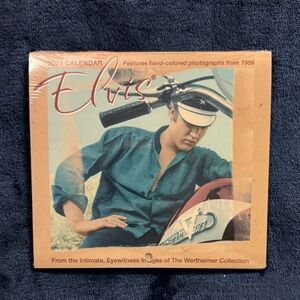 Elvis 2003 Calendar with Hand-Colored Photographs